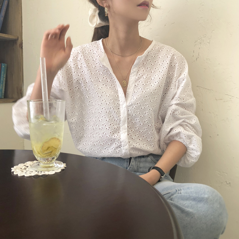 SUXI Áo Thun Nữ Dài Tay Cổ Tròn Thời Trang Hàn