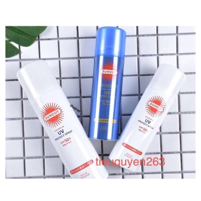 [Nhật Bản] Xịt chống nắng Kose UV Protect Spray SPF50+/PA++++