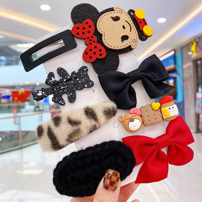 Set 8 Kẹp Tóc Hình Trái Cây Dễ Thương Phong Cách Hàn Quốc 2022 Cho Bé Gái