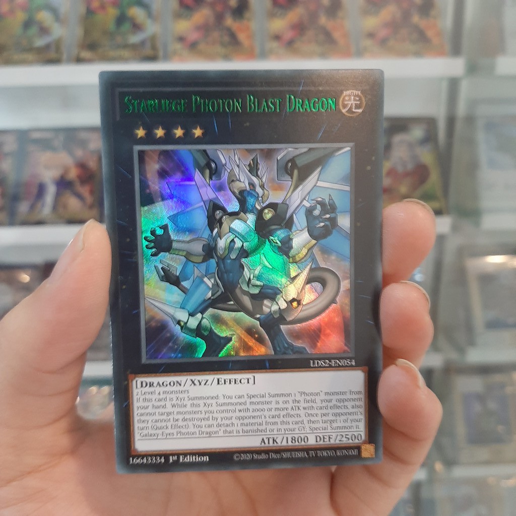 Thẻ Bài YugiOh! Mã LDS2-EN054 - Starliege Photon Blast Dragon - Ultra Rare (Green) - 1st Edition