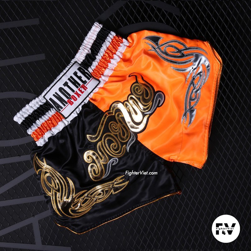 ( Mẫu Mới )Quần Muay Thái Another Boxer Chính Hãng Muay Thai Short Chất Liệu Satin Cao Cấp Mẫu Mới 2021