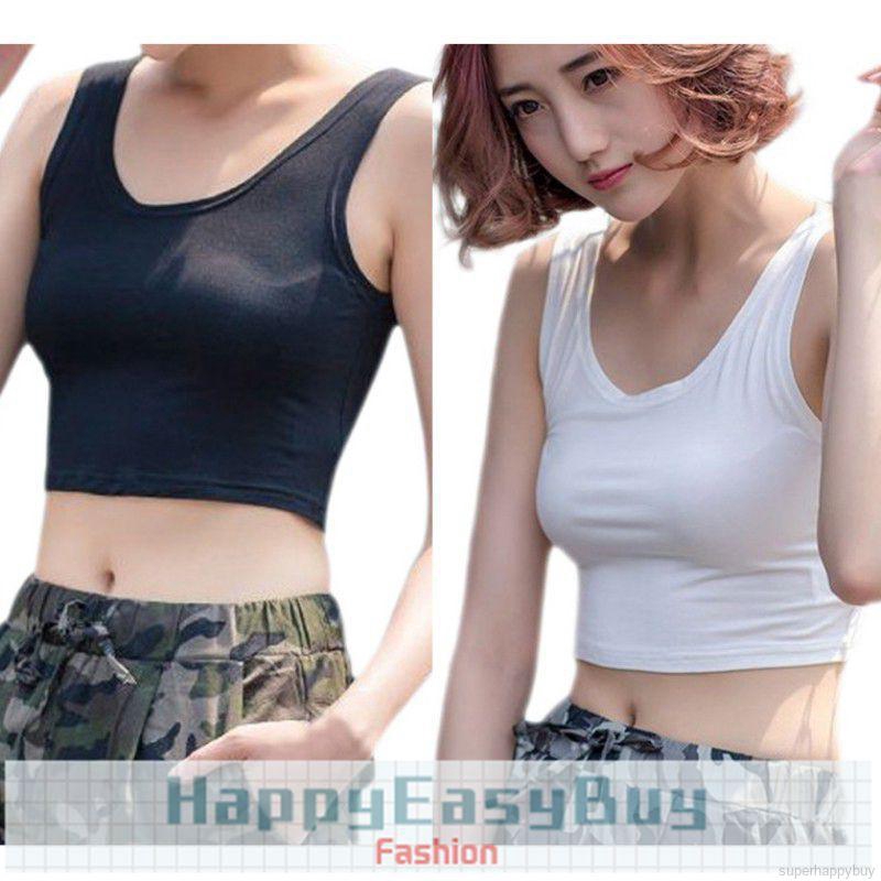 Áo ba lỗ form lửng cá tính cho nữ