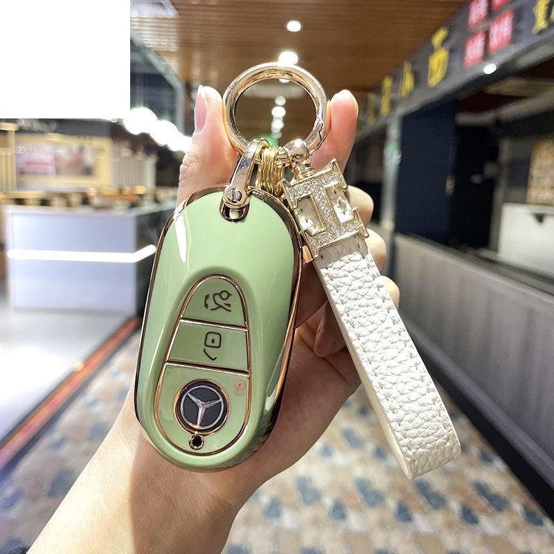 Vỏ Bọc Chìa Khóa Xe Hơi Mercedes Benz 2021 C Class S Class W223 S350 S400 S450 S500 C200 C260 2021