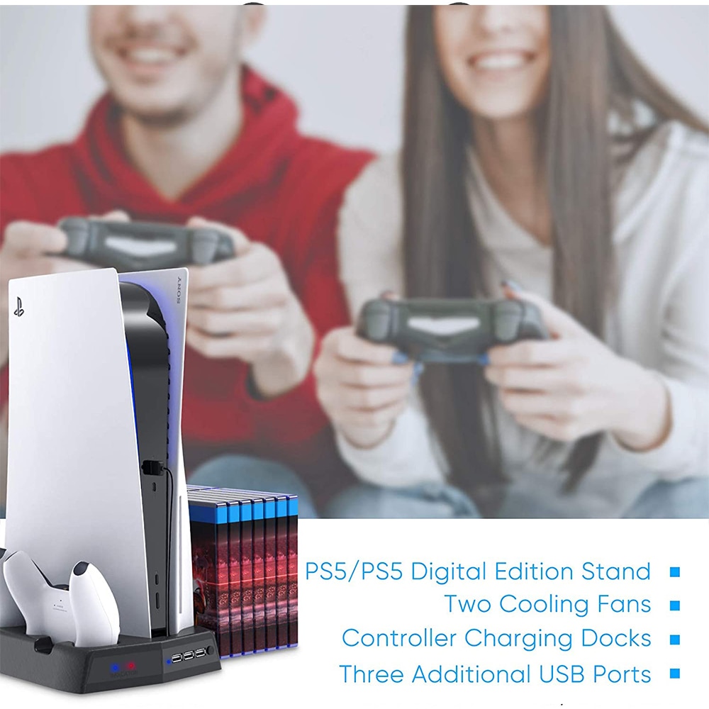 Đế Quạt Tản Nhiệt Làm Mát Cho Playstation 5 / PS5 Auarte Đứng