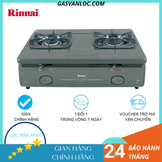 Bếp ga đôi rinnai rv-4680 - đánh lửa ic - hàng chính hãng