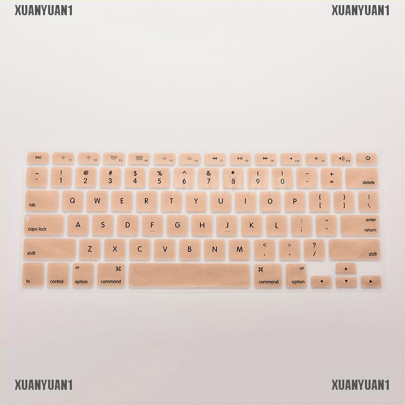 【XUANYUAN1】Silicone Keyboard Skin Cover Case for Macbook Air Pro 13" 15" 17" I