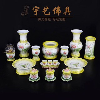 CHUNG BỘ 3 LY THỜ CÚNG PHẬT LANG