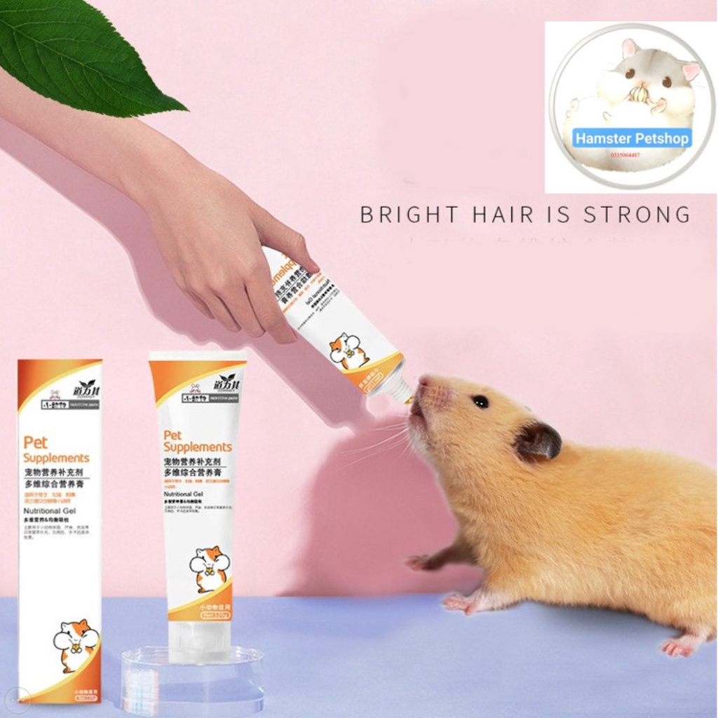 Gel dinh dưỡng Pet Supplements cho hamster Guinea Pig (bọ ú chuột lang) thỏ sóc chinchilla