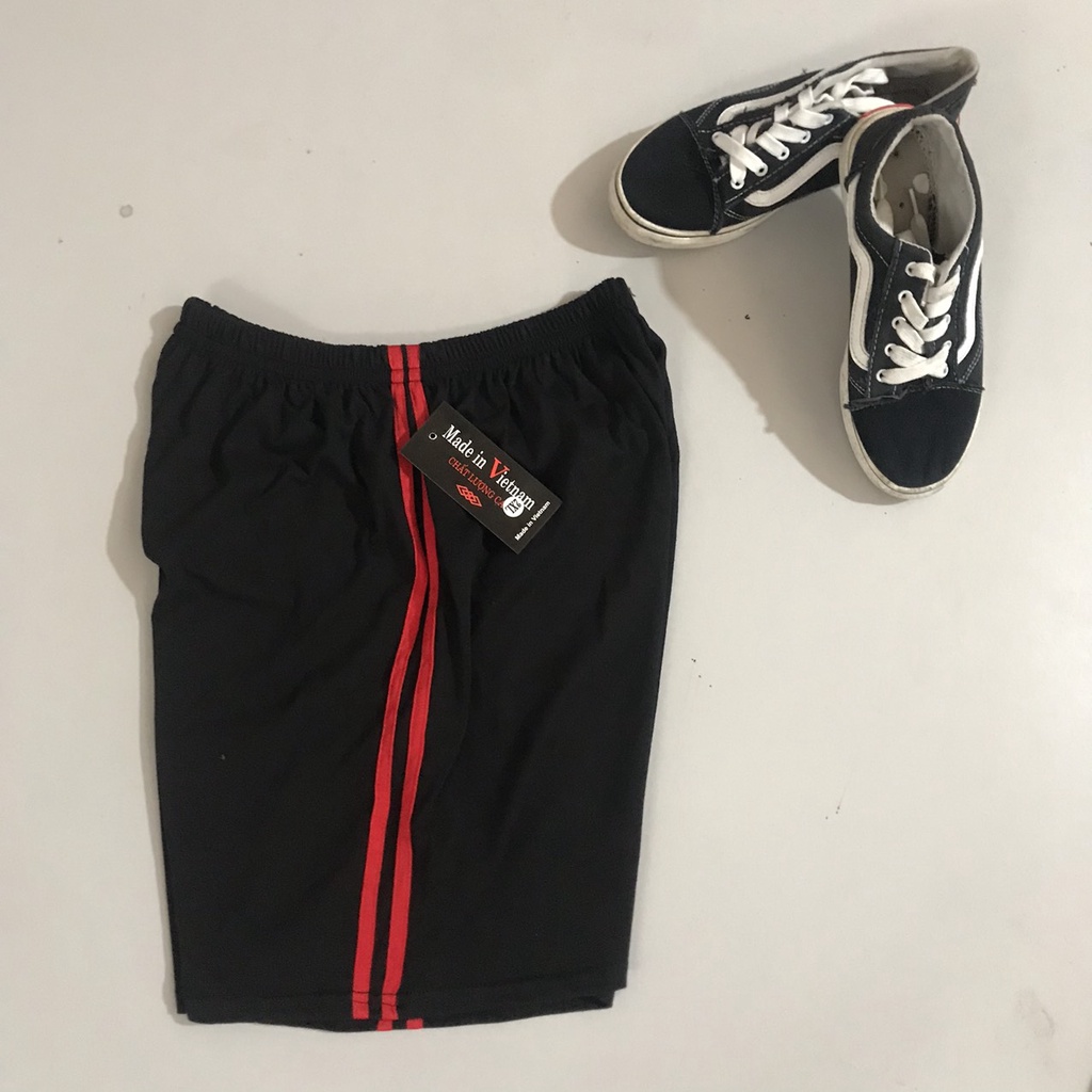 Quần đùi cotton nam, Quần đùi nam trung niên chất cotton mềm mịn, rộng rãi thoáng mát - Quần mặc nhà