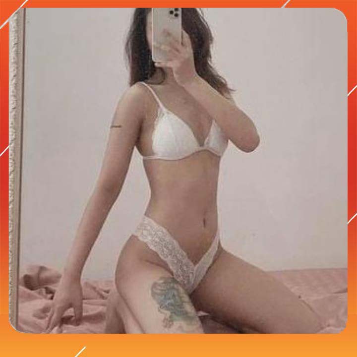 🌱QUÁ RẺ🌱 Bộ bra không gọng phối quần Y quyến rũ