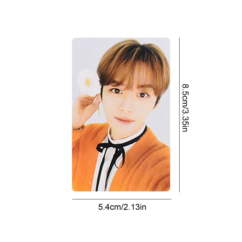 NACIFIC Set 8 Tấm Thẻ Ảnh Lomo Hai Mặt Hình Nhóm Nhạc Kpop Stray Kids