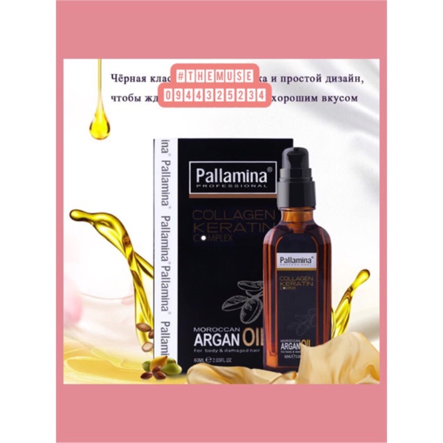 PALLAMINA- Tinh Dầu Dưỡng Phục Hồi Tóc Hư Tổn PALLAMINA 60ML | BigBuy360 - bigbuy360.vn