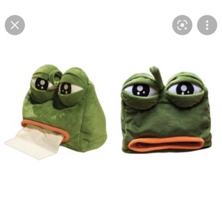 Hộp đựng khăn giấy mặt ếch xanh pepe ngộ nghĩnh