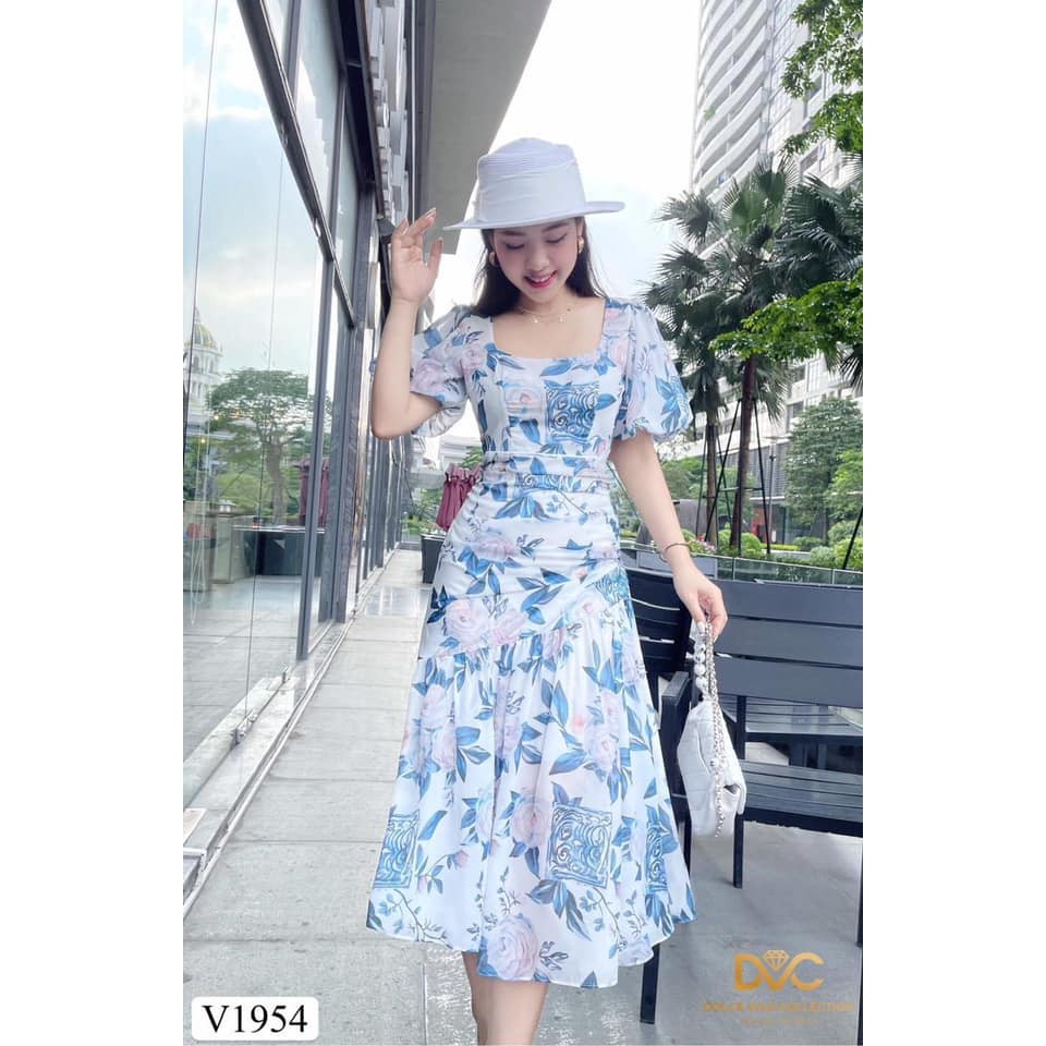 VÁY HOA XÒE - HÀNG THIẾT KẾ DVC