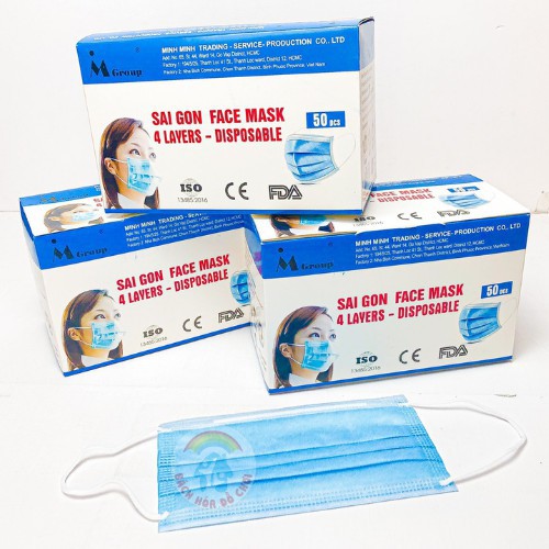 Khẩu Trang Y Tế 𝑭𝑹𝑬𝑬𝑺𝑯𝑰𝑷 Kháng Khuẩn - 50 Cái