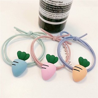 Cột tóc phụ kiện Hàn Quốc hình củ cải dễ thương (màu ngẫu nhiên)