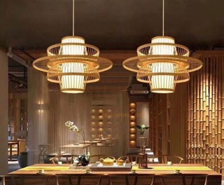 ĐÈN MÂY TRE ĐAN ( TĂM TRE CÁNH BƯỚM HÀNG KỸ )