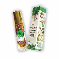 Combo 12 chai Dầu lăn thảo dược OTOP 16 vị Thái Lan 8ml - Herbal Liquid Balm Yatim Brand