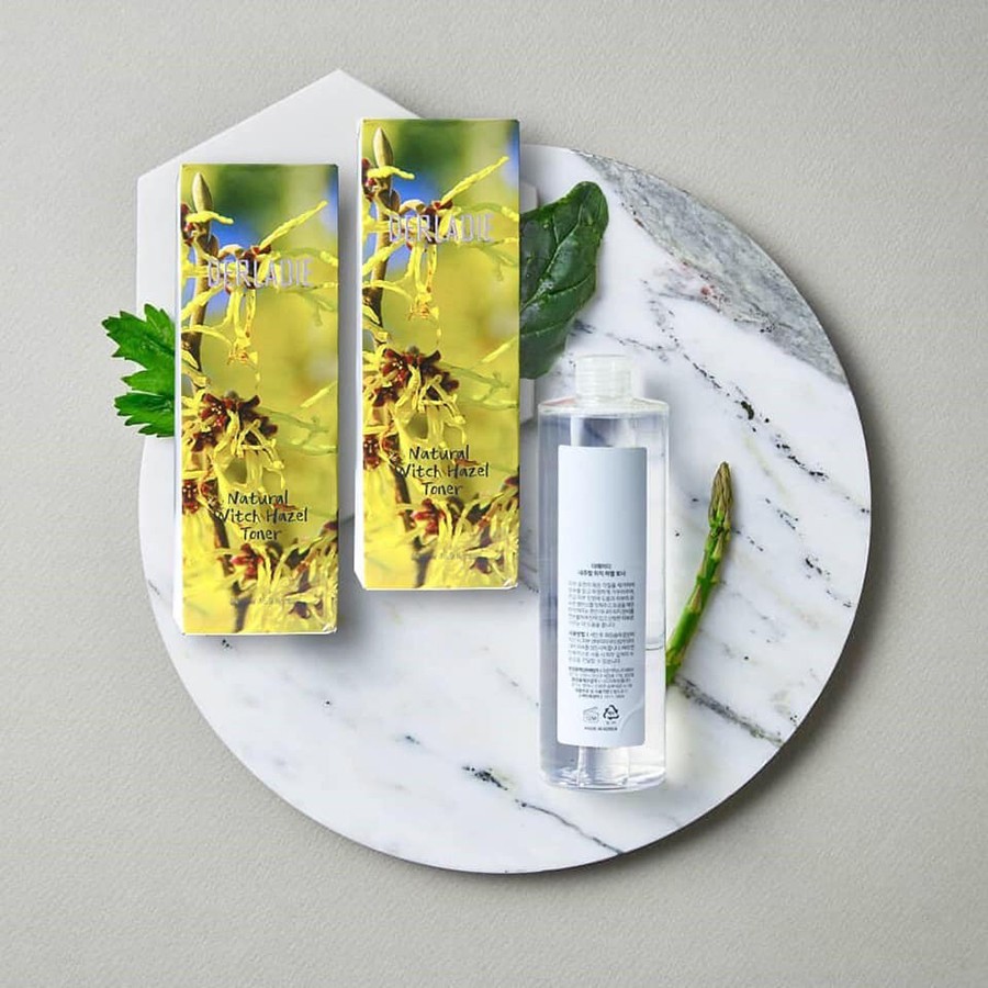 Nước hoa hồng làm sạch dưỡng ẩm dịu nhẹ chiết xuất cây phỉ derladie natural witch hazel toner 500ml - lamicare | BigBuy360 - bigbuy360.vn