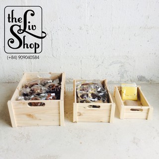 Thùng gỗ thông Size 3