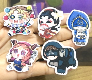6 stiker Game ldentity V /ticker ldentity V có ép lụa bóc dán