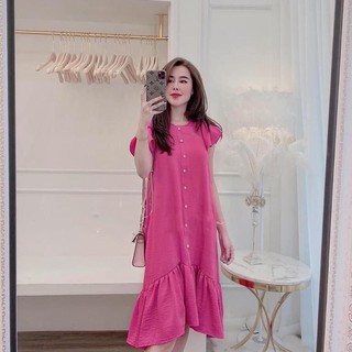 Đầm bầu thời trang thiết kế sát lách KC109 chất đũi tơ