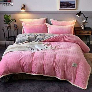 BỘ CHĂN GA NỈ LÔNG THỎ CAO CẤP ( HÀNG CÓ SẴN )