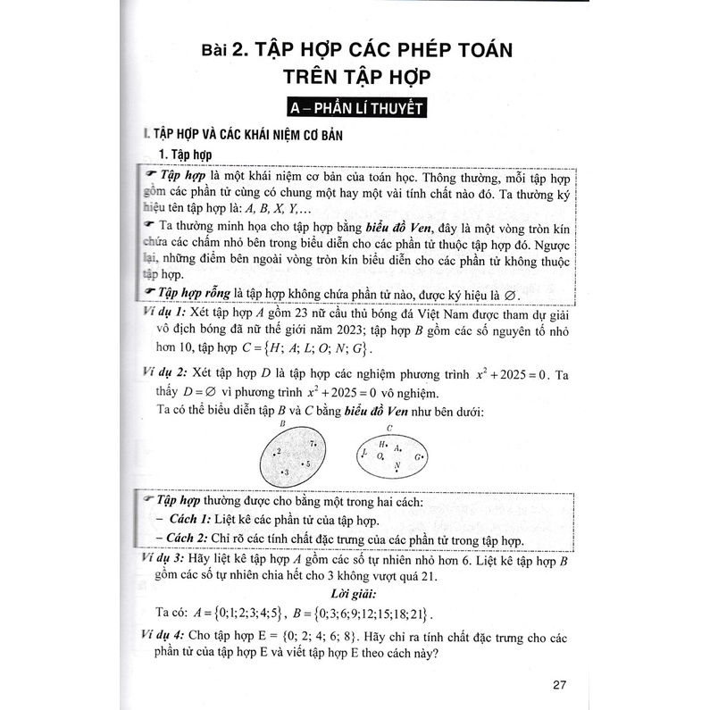 Sách Tham Khảo Toán 10 Quyển 1 - Biên Soạn Theo Chương Trình GDPT Mới