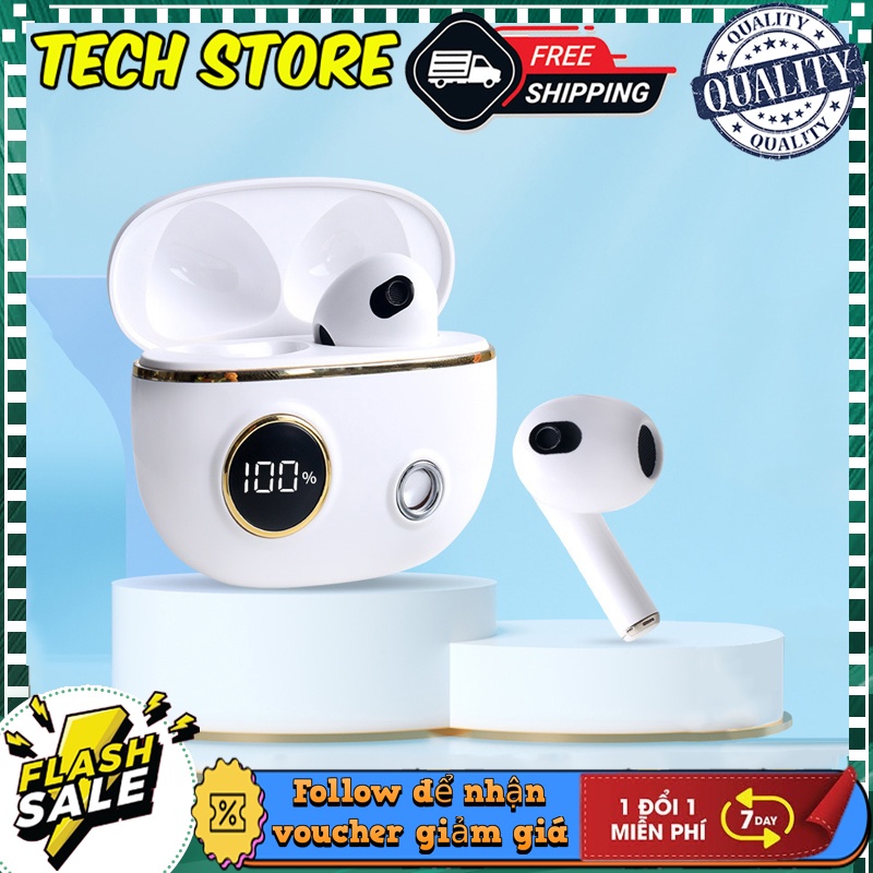 Tai nghe bluetooth Apro 8 nút cảm ứng-nâng cấp chip 5.0 mở nắp tự động ghép nối , âm thanh vòm 9D, micro HD đàm thoại