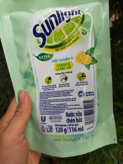 Nước rửa chén Sunlight 120g