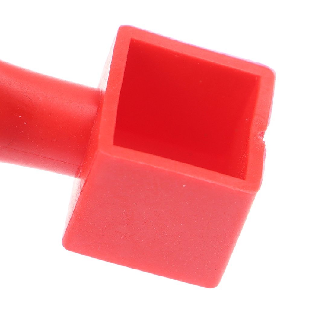 Set 4 vỏ cao su JETTING bọc dây nối ắc quy hình vuông thông dụng cho xe hơi/ xe máy