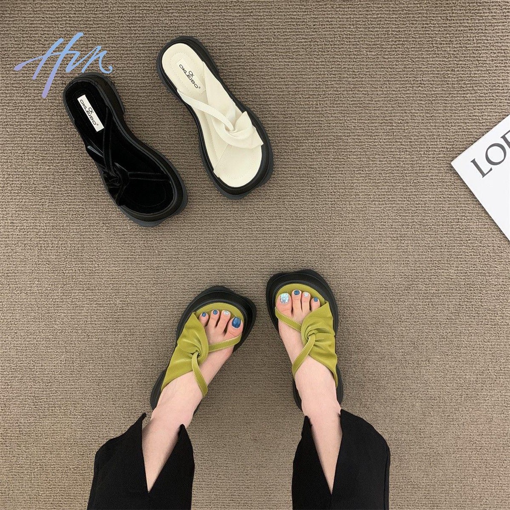 Dép Sandal Đế Dày Chống Trượt Thời Trang Mùa Hè Dành Cho Nữ 2022