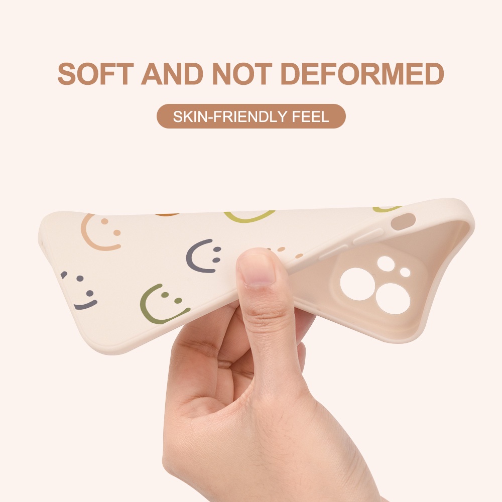 Ốp Điện Thoại Dẻo Họa Tiết Mặt Cười Dễ Thương Cho Tecno Spark 6 Spark 6GO 6 Air Spark 7 Pro Tecno Camon 17 Pro 17P