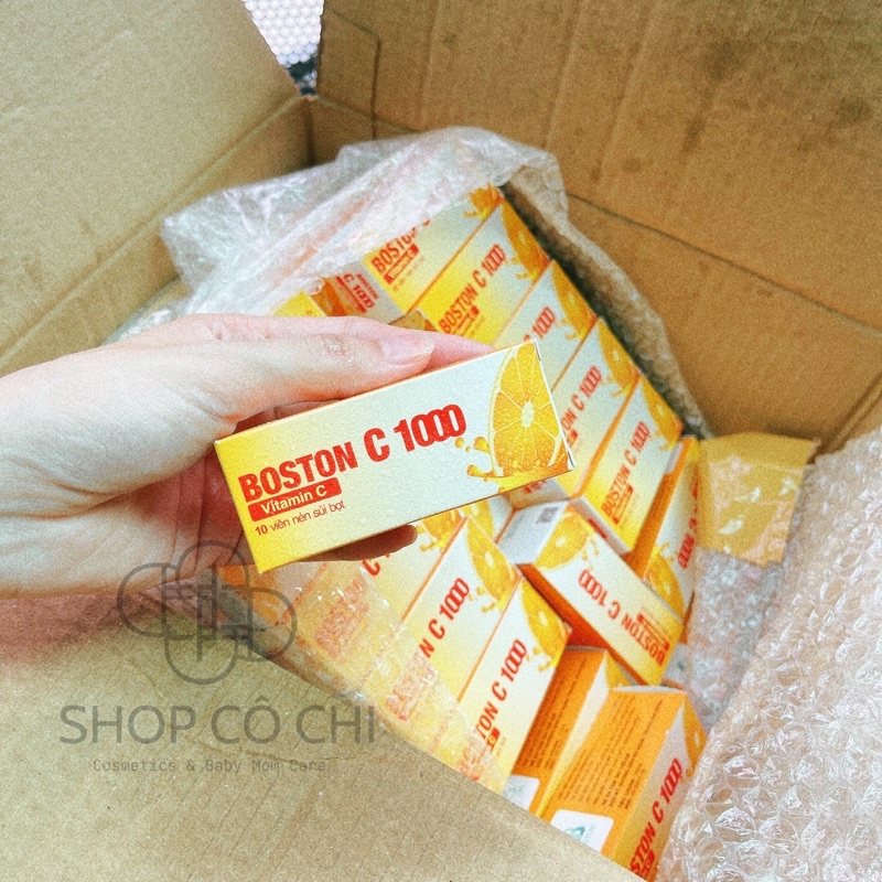 Vitamin C Boston C 1000 viên sủi tăng đề kháng