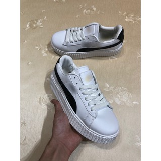 Giày thể thao sneaker trắng kẻ đen