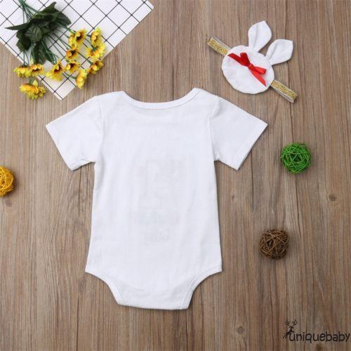 Set đồ liền thân + Băng đô cho bé gái sơ sinh