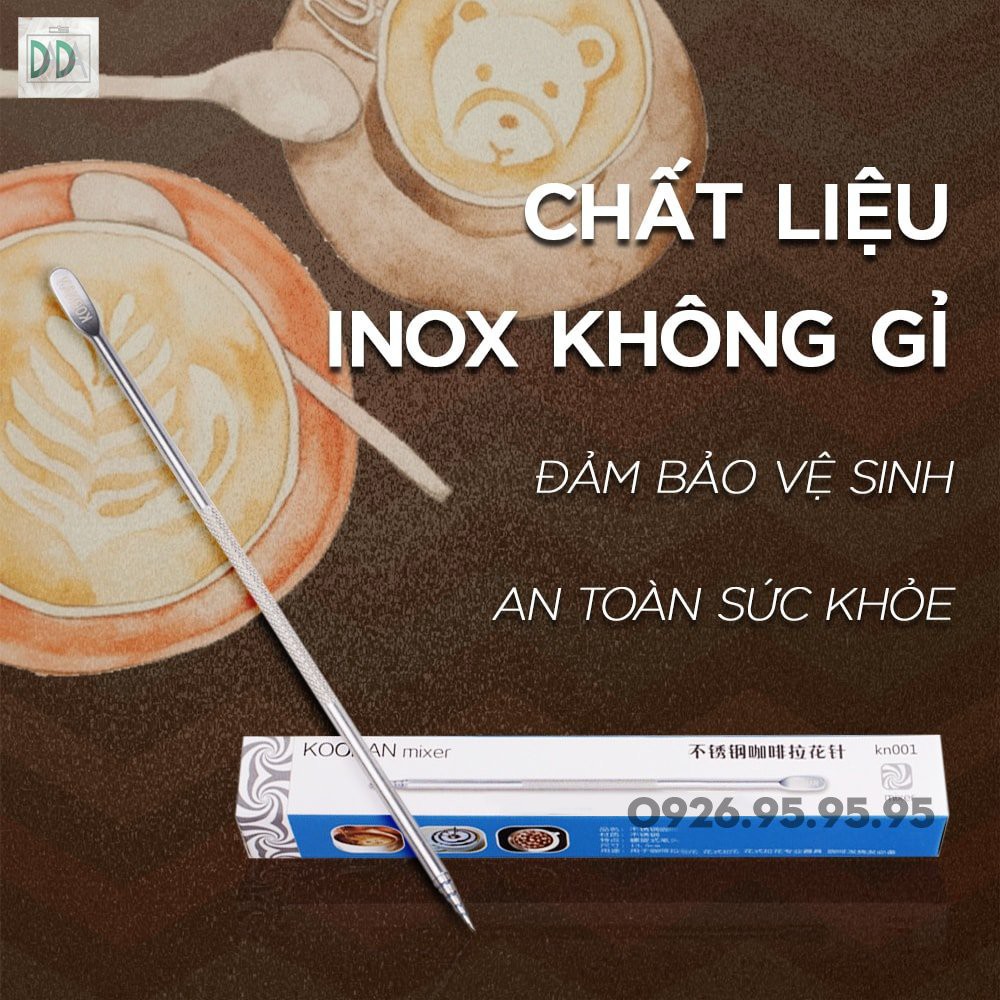 Bút vẽ latte nghệ thuật cho cà phê capuchino - Dụng cụ pha chế cafe , trà chanh , trà sữa