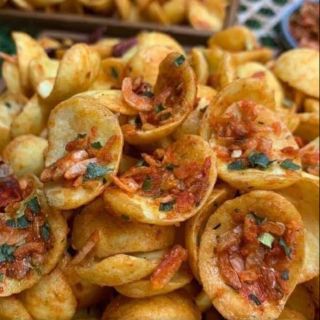 BÁNH PHỒNG TÉP HÀNH { 100G/250G/500G}