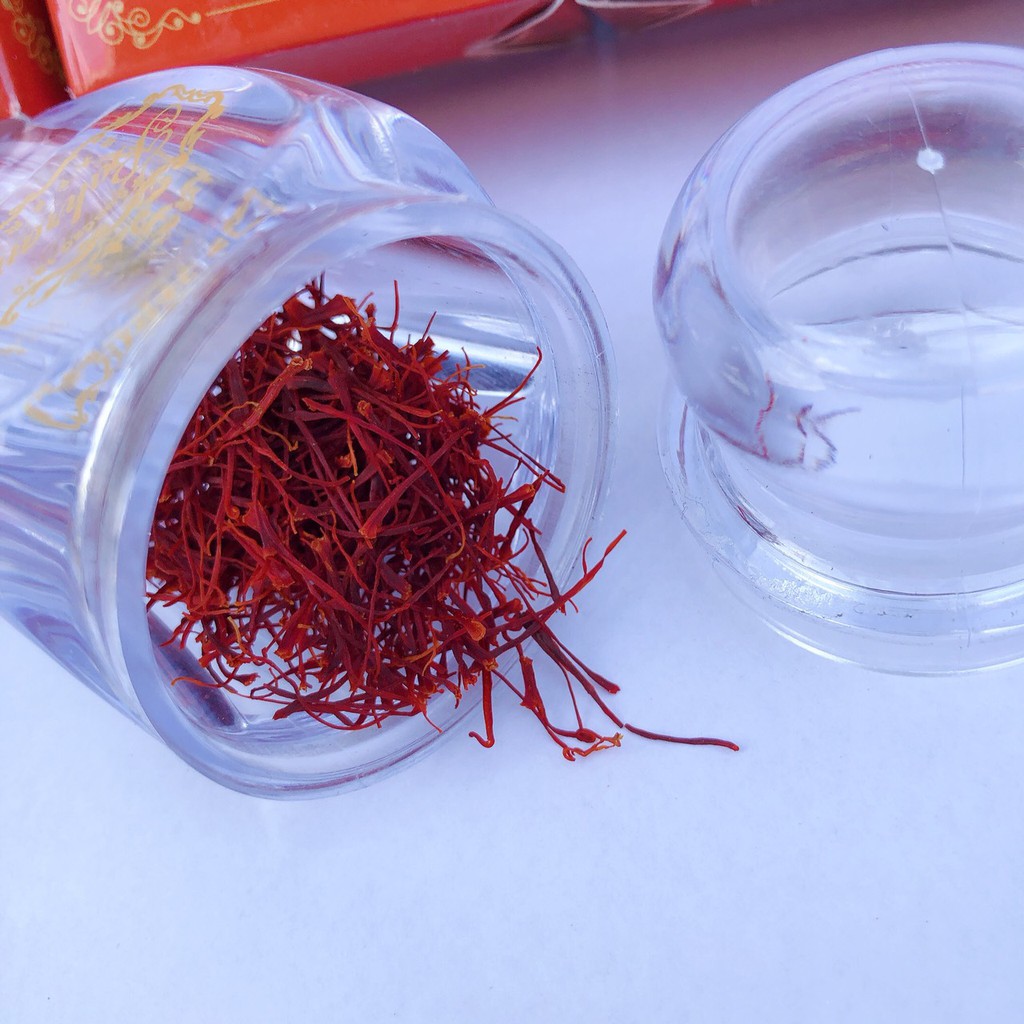 1gr Saffron Negin Full box Chính Hãng Thương Hiệu Bahraman/Nhụy Hoa Nghệ Tây Iran Loại Negin