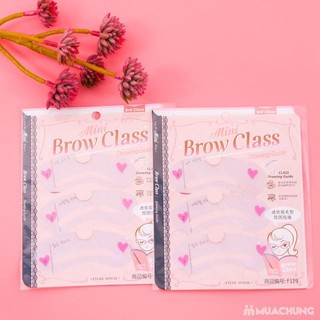 Khuôn kẻ chân mày mini bằng nhựa