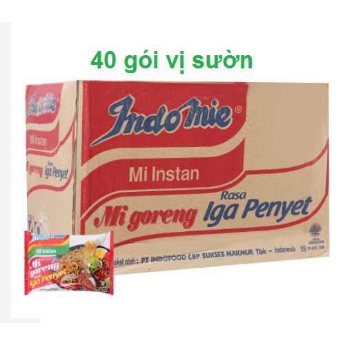 Mì xào khô indomie thùng 40 gói date 5/2022 | BigBuy360 - bigbuy360.vn