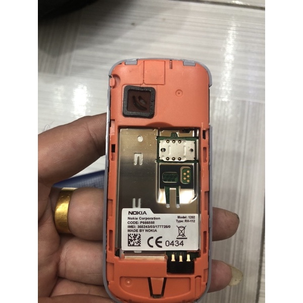 nokia 1202 máy chính hãng đủ pin sạc