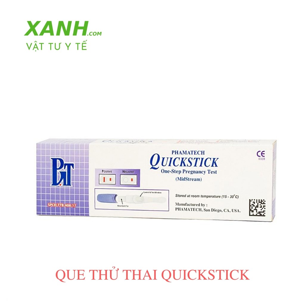 Que Thử Thai Phamatech Quickstick One Step Pregnancy Test