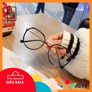 Gọng kinh kim loại Lilyeyewear thời trang hàn quốc nữ nhiều màu 6019