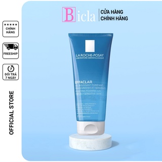 Gel rửa mặt tạo bọt làm sạch dành cho da dầu nhạy cảm La Roche-Posay Effaclar Foaming Gel 200ml