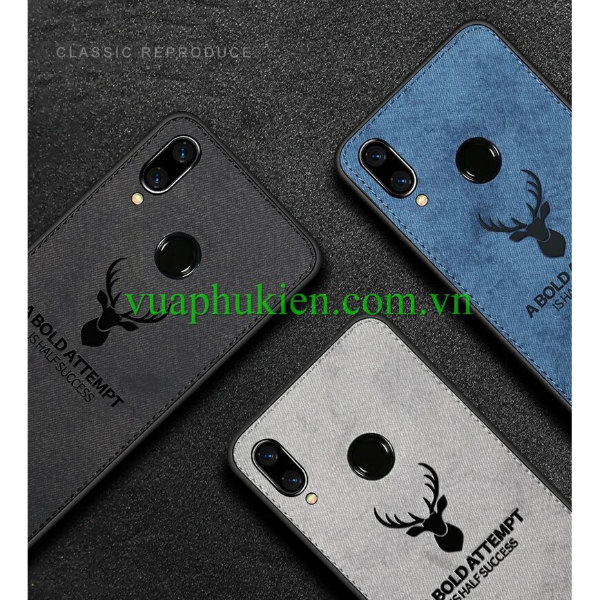 Ốp lưng chống sốc Huawei Nova 3 vải jean viền mềm chống nước chống sốc. Hàng cao cấp.