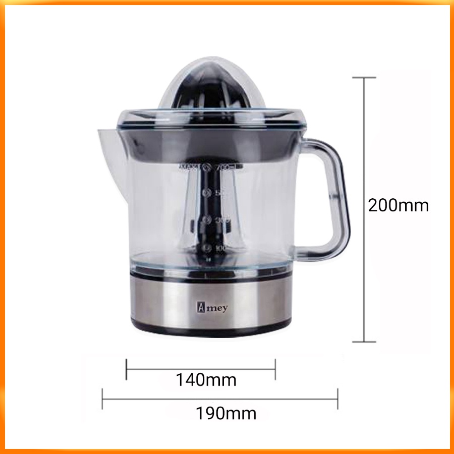 Máy Vắt Cam 2 Chiều AMEY Hàng Thương Hiệu Đức BH 24 Tháng, Máy Vắt Cam Tự Động Nhỏ Gọn Dung Tích 0.7L