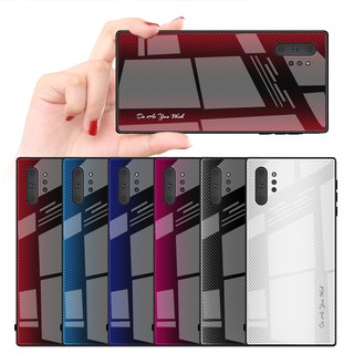 Ốp kính viền silicone cho điện thoại Samsung Galaxy Note10 Plus Samsung Galaxy Note 10 Pro