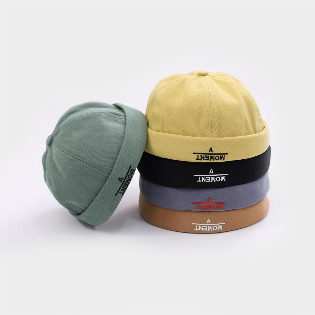 Nón Beanie LINJW Bằng Cotton Phong Cách Xuân Hè Đơn Giản Cho Cả Nam Và Nữ