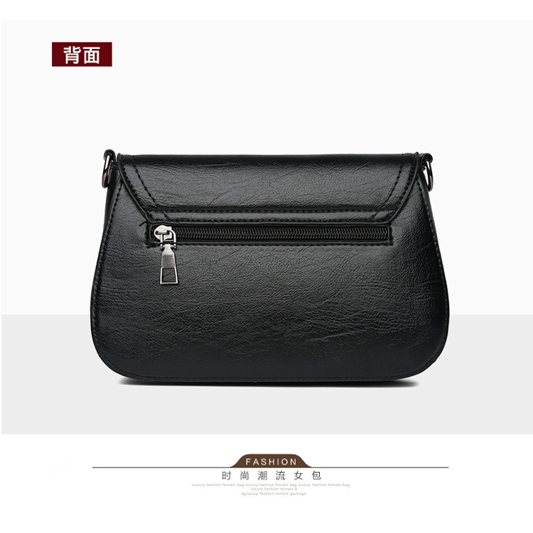 Túi xách nữ đeo chéo, Túi đeo vai da mềm nhiều ngăn thời trang giá rẻ Hana JP99